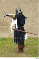  Photos Medieval Knight in cloth armor 3 Blue suit Medieval clothing sword t poses whole body 0005.jpg